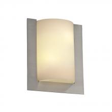  FSN-5562-OPAL-NCKL-LED-2000 - Framed Rectangle 3-Sided Wall Sconce (ADA)