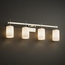  FSN-8414-10-OPAL-NCKL - Union 4-Light Bath Bar