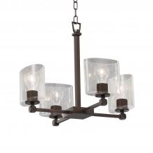  FSN-8420-30-SEED-DBRZ - Tetra 4-Light Chandelier