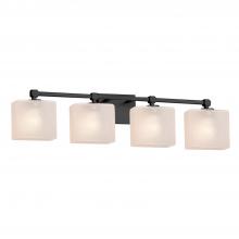  FSN-8424-55-FRCR-MBLK - Tetra 4-Light Bath Bar