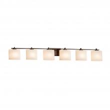  FSN-8446-30-OPAL-DBRZ - Era 6-Light Bath Bar