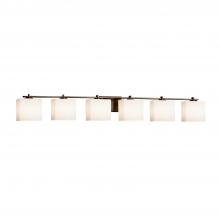  FSN-8446-55-OPAL-DBRZ - Era 6-Light Bath Bar