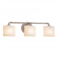  FSN-8463-30-OPAL-NCKL - Bronx 3-Light Bath Bar