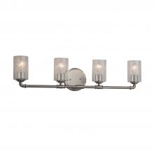  FSN-8464-10-SEED-NCKL - Bronx 4-Light Bath Bar