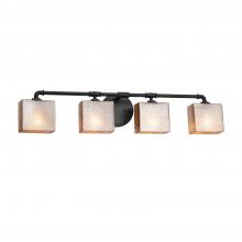  FSN-8464-55-MROR-MBLK - Bronx 4-Light Bath Bar