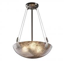  FSN-9641-35-MROR-MBLK-LED-3000 - 18" Pendant Bowl w/ Tapered Clips