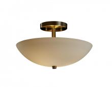  FSN-9690-35-OPAL-NCKL-LED-2000 - 14" Round Semi-Flush Bowl