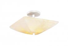  FSN-9695-25-MROR-DBRZ-LED-2000 - 14" Square Semi-Flush Bowl