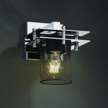  MSH-8171-10-CROM - Metropolis 1-Light Wall Sconce (2 Flat Bars)