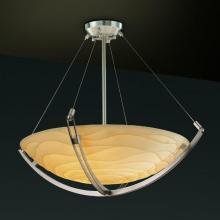  PNA-9727-35-WAVE-MBLK-LED-6000 - 48" Pendant Bowl w/ Crossbar