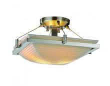  PNA-9780-25-SAWT-NCKL-LED-2000 - 14" Square Semi-Flush Bowl w/ Ring