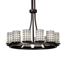  WGL-8763-10-SWCB-DBRZ - Dakota 12-Light Ring Chandelier (Tall)