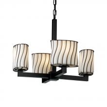  WGL-8829-30-SWCB-DBRZ - Modular 4-Light Chandelier