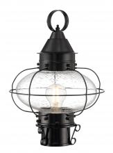  1321-BL-SE - Cottage Onion Outdoor Post Lantern