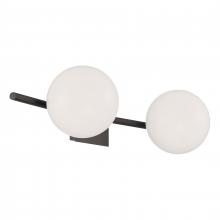  9682-ADB-OP - Perch 2 Light Indoor Wall Sconce - Acid Dipped Black