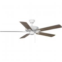  P250084-030 - AirPro 52 in. White 5-Blade AC Motor Transitional Ceiling Fan