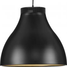  P500373-31M-30 - Radian LED Collection  Modern Matte Black Metal Pendant