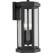  P560338-031 - Ramsey Collection Textured Black Modern Farmhouse Outdoor Medium Wall Lantern