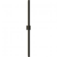  P560371-31M-CS - Z-2040 Collection LED Matte Black Contemporary Extra Large Outdoor Wall Light