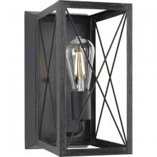  P710012-031 - Briarwood Collection One-Light Cerused Black Oak/Black Farmhouse Wall Sconce Light