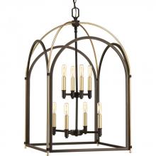  P500040-020 - Westfall Collection Eight-light Largel Foyer Pendant