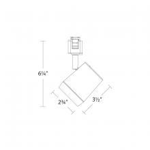  J-7011-CS-WT - Ocularc 7011 - 5CCT Track Luminaire