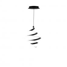  PD-19408-27-BK - Whirl Mini Pendant Light