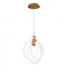  PD-27413-40-AB - Knot Mini Pendant Light