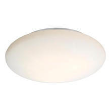  90418A - 3x60W Ceiling Light w/ White Finish & Opal Glass