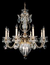 Schonbek 1870 1248-23 - Bagatelle 11 Light 120V Chandelier in Etruscan Gold with Heritage Handcut Crystal