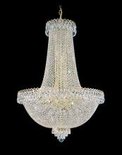  2628-40O - Camelot 31 Light 120V Chandelier in Polished Silver with Clear Optic Crystal