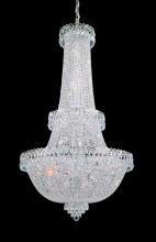  2638-40O - Camelot 41 Light 120V Chandelier in Polished Silver with Clear Optic Crystal
