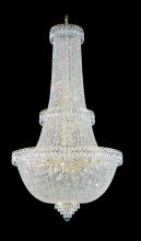  2642-40O - Camelot 57 Light 120V Chandelier in Polished Silver with Clear Optic Crystal