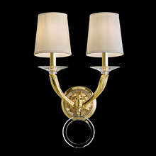  MA1002N-76O - Emilea 2 Light 120V Wall Sconce in Heirloom Bronze with Clear Optic Crystal