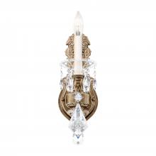  5069-22 - La Scala 1 Light 120V Wall Sconce in Heirloom Gold with Clear Heritage Handcut Crystal