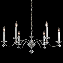  MD1006N-23H - Modique 6 Light 110V Chandelier in Etruscan Gold with Clear Heritage Crystal