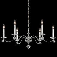  MD1006N-76H - Modique 6 Light 120V Chandelier in Heirloom Bronze with Clear Heritage Handcut Crystal