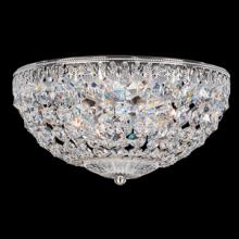  1560-211S - Petit Crystal 4 Light 110V Close to Ceiling in Rich Auerelia Gold with Clear Crystals From Swarovs