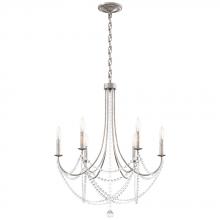  RJ1006N-22O - Verdana 6 Light 120V Chandelier in Heirloom Gold with Clear Optic Crystal