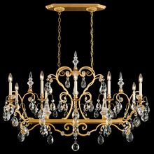  3795N-76H - Renaissance 12 Light 120V Chandelier in Heirloom Bronze with Clear Heritage Handcut Crystal