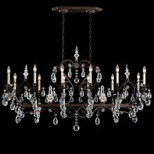  3796N-23H - Renaissance 14 Light 120V Chandelier in Etruscan Gold with Clear Heritage Handcut Crystal