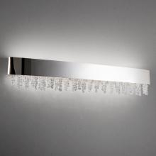  S3537-18O - Soleil 37in LED 3000K/3500K/4000K 120V-277V Bath Vanity & Wall Light in Black with Clear Optic Cry