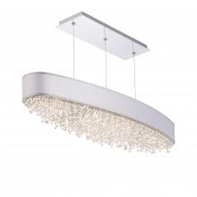  S6336-401RS2 - Eclyptix LED 36in 3000K/3500K/4000K 120V-277V Linear Pendant in Polished Stainless Steel with Clea