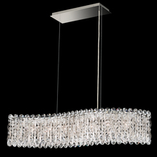  RS8346N-22H - Sarella 7 Light 120V Linear Pendant in Heirloom Gold with Clear Heritage Handcut Crystal