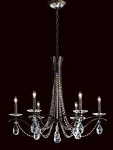  VA8336N-76H - Vesca 6 Light 120V Chandelier in Heirloom Bronze with Clear Heritage Handcut Crystal