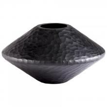  05384 - Round Lava Vase | Black