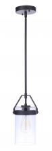  ZA3311-MN - Franklin 1 Light Outdoor Pendant in Midnight