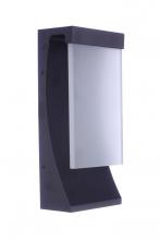  ZA5814-MN-LED - Vault 1 Light 15" LED Outdoor Wall Lantern in Midnight