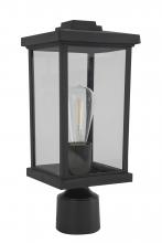  ZA2415-TB-C - Resilience 1 Light Post Mount in Textured Black