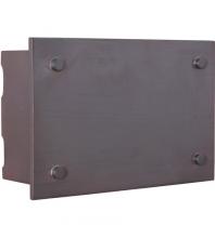  ICH1600-AI - Industrial Rectangle Lighted LED Chime in Aged Iron
